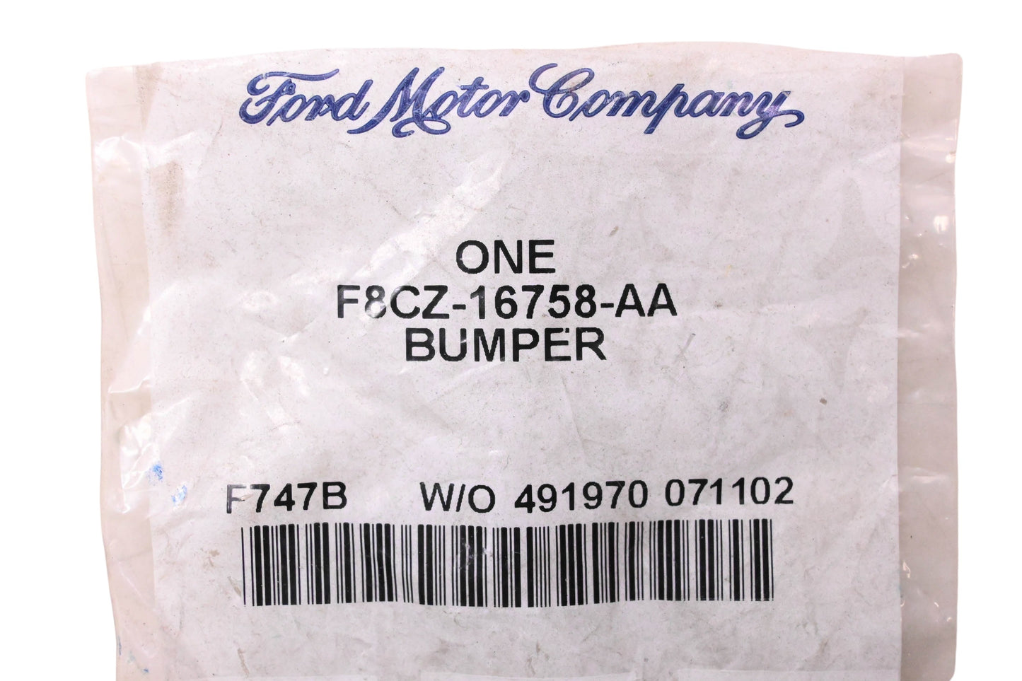 New OEM Ford F8CZ-16758-AA Door Shell Bumper NOS
