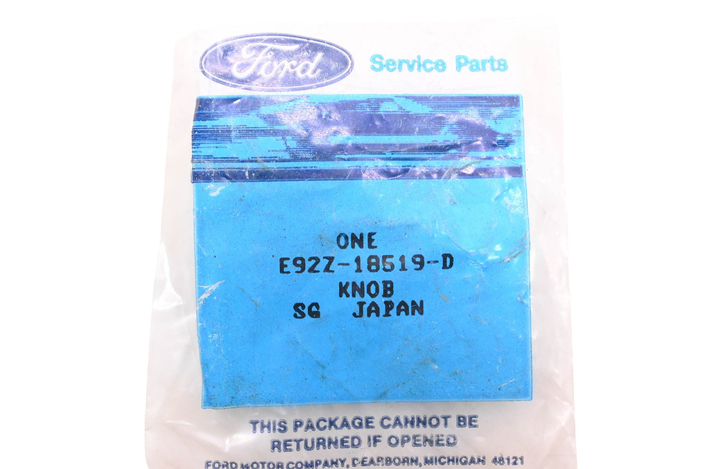 New OEM Ford E92Z-18519-D Control Knob NOS