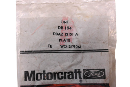 New OEM Motorcraft DB-194, D3AZ-12151-A Plate NOS
