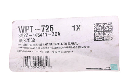 New OEM Motorcraft WPT-726, 3U2Z-14S411-ZDA, 4587030 HVAC Blower Motor Resistor Connector Assembly Kit NOS