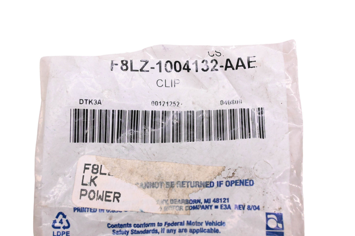 New OEM Ford F8LZ-1004132-AAE Clip NOS
