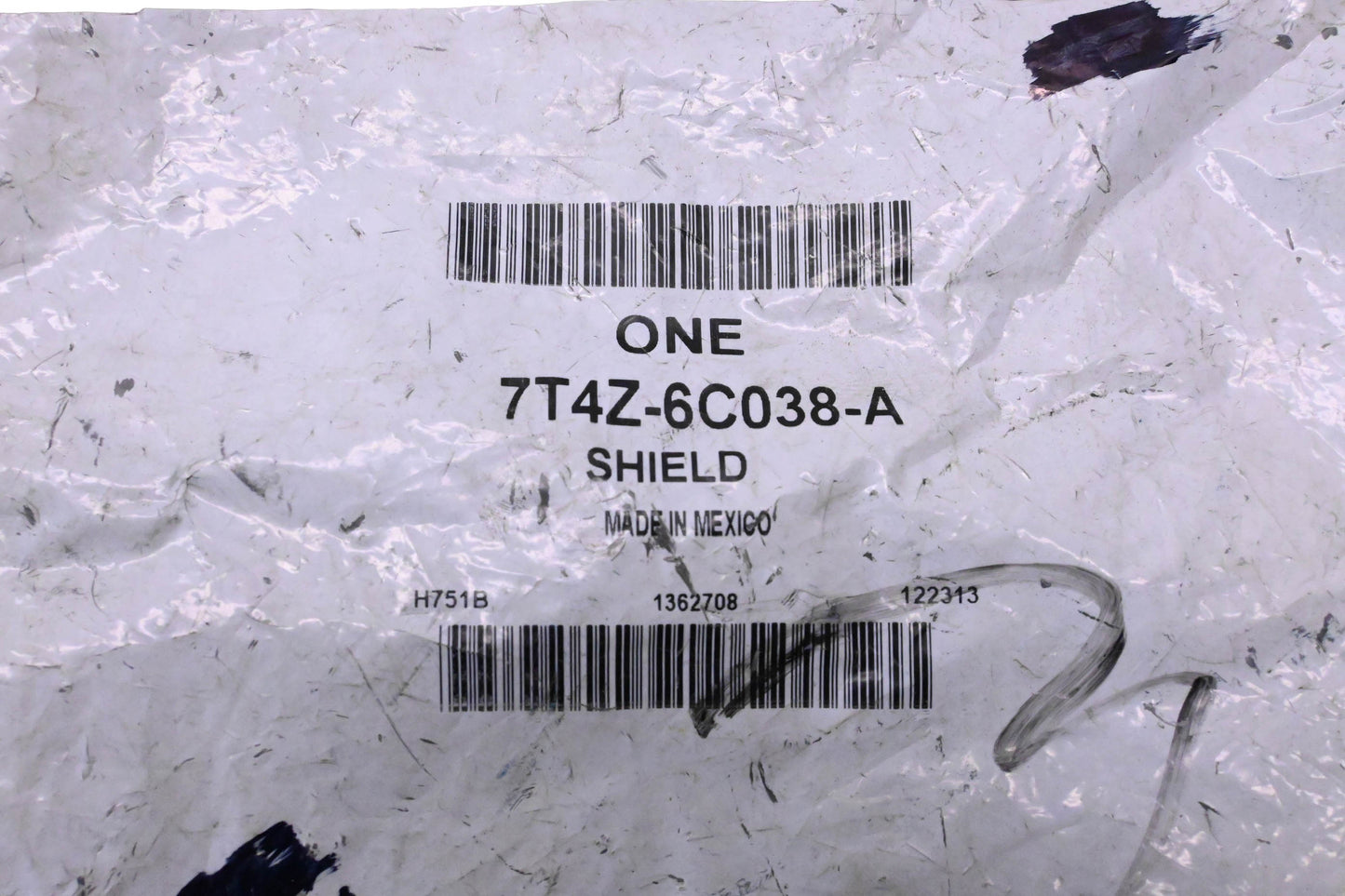 New OEM Ford 7T4Z-6C038-A Engine Motor Transmission Heat Shield NOS