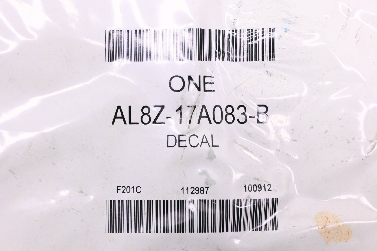 New OEM Ford AL8Z-17A083-B Jack & Spare Tire Decal NOS
