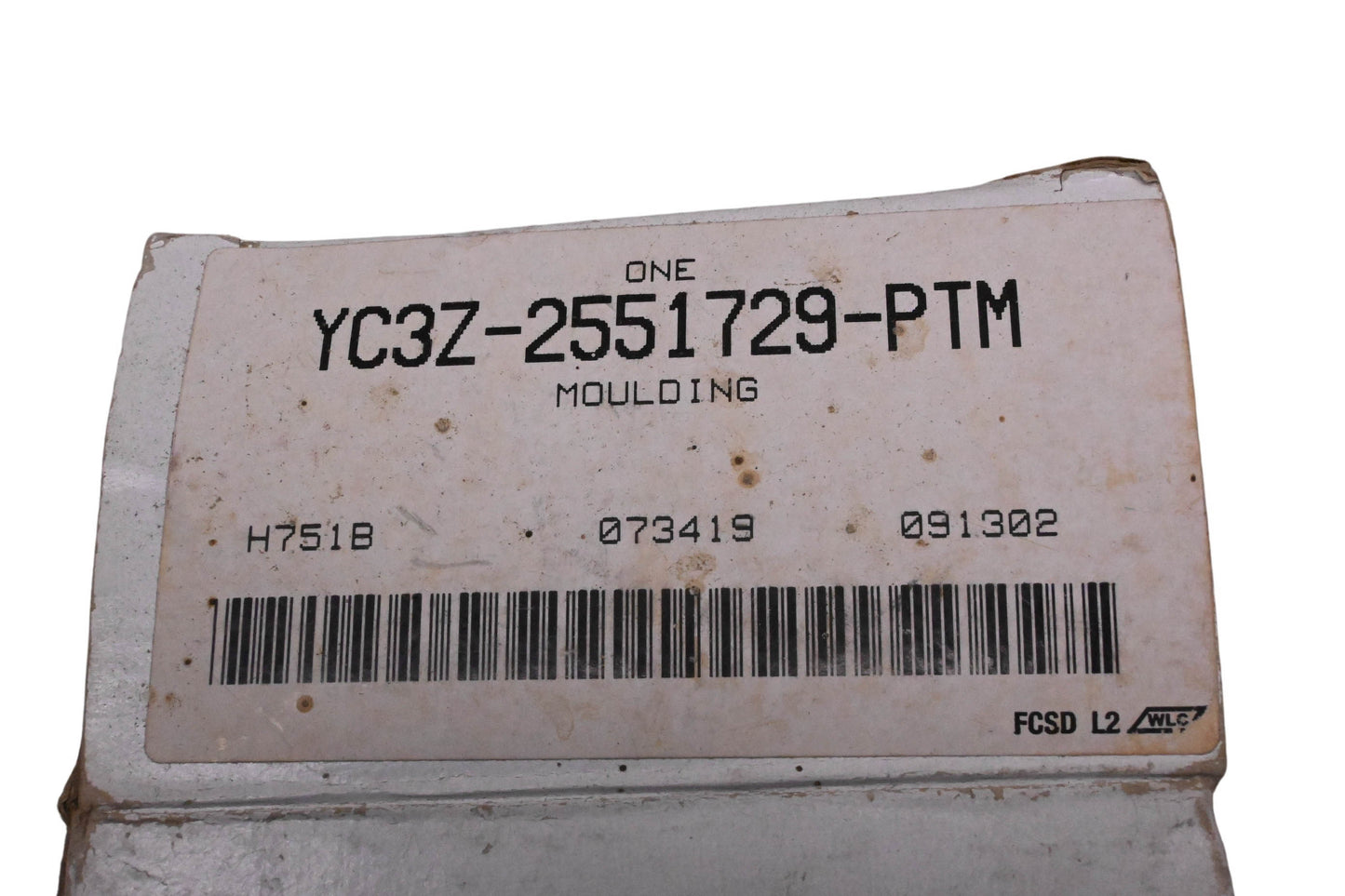 New OEM Ford YC3Z-2551729-PTM Left Side Roof Moulding Assembly NOS