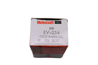 New OEM Motorcraft EV-234, F6DZ-6A666-GA PCV Valve Assembly NOS