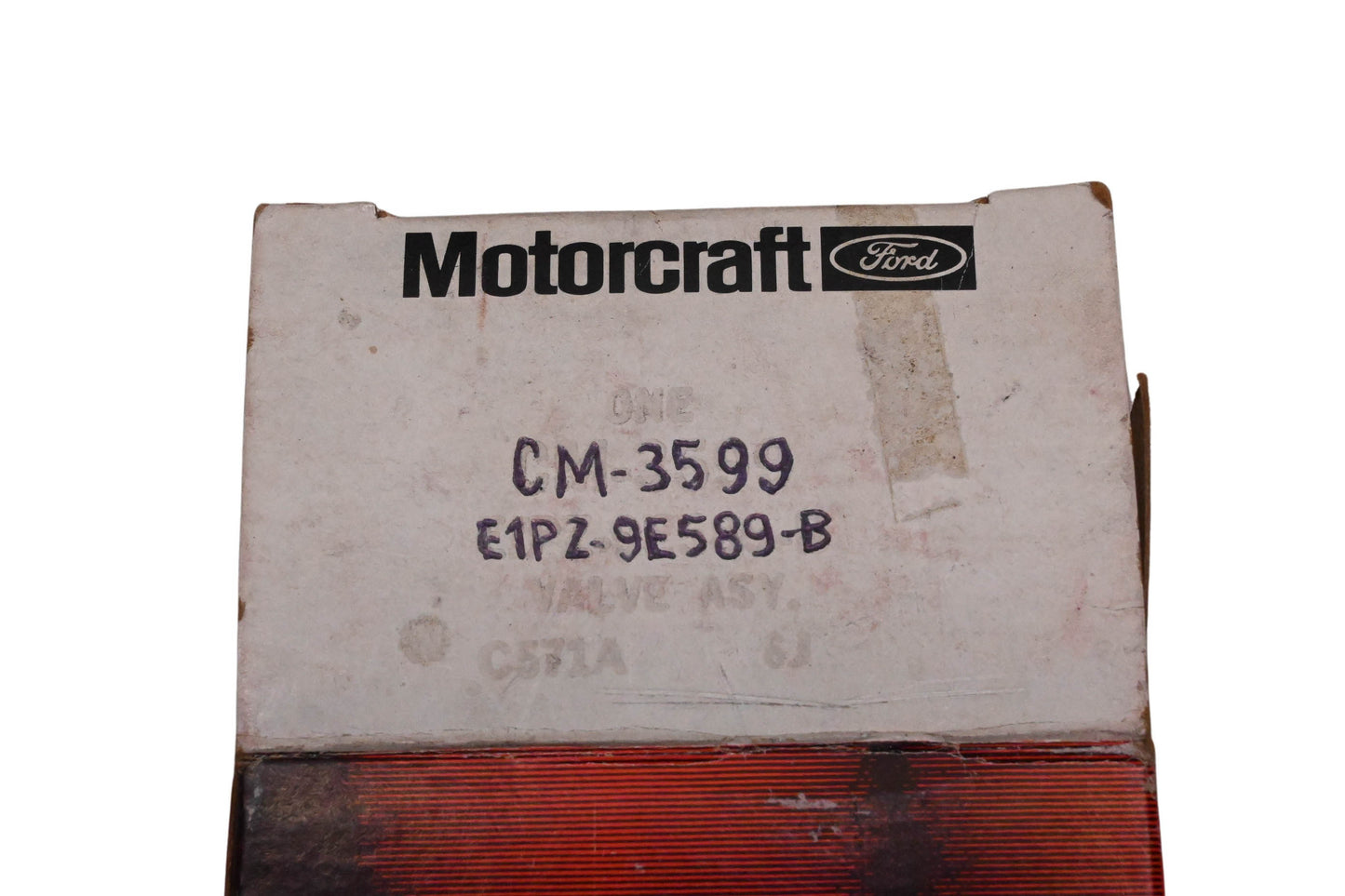 New OEM Motorcraft CM-3599, E1PZ-9E589-B Carburetor Bowl Vent Valve Assembly Kit NOS
