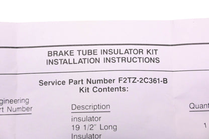 New OEM Ford F2TZ-2C361-A Brake Tube Insulator Kit NOS