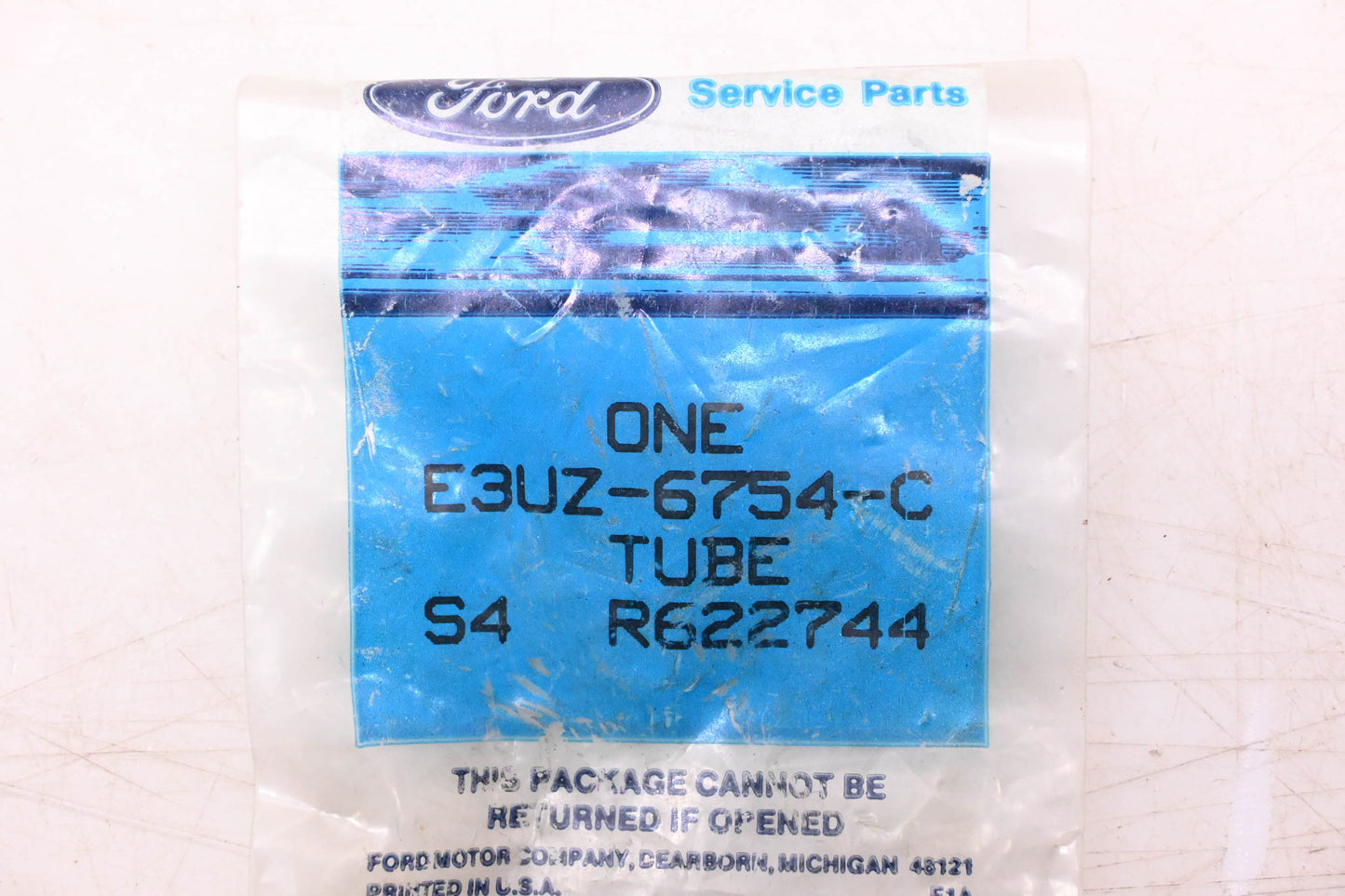 New OEM Ford E3UZ-6754-C Oil Level Dipstick Tube NOS