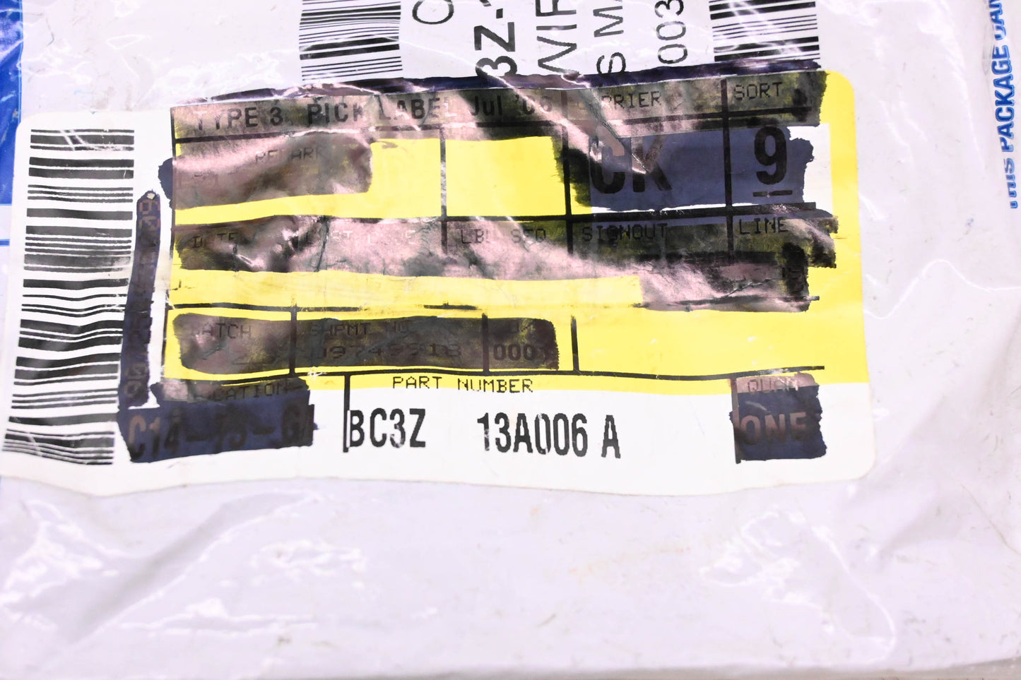 New OEM Ford BC3Z-13A006-A Front Headlamp Wiring Assembly NOS