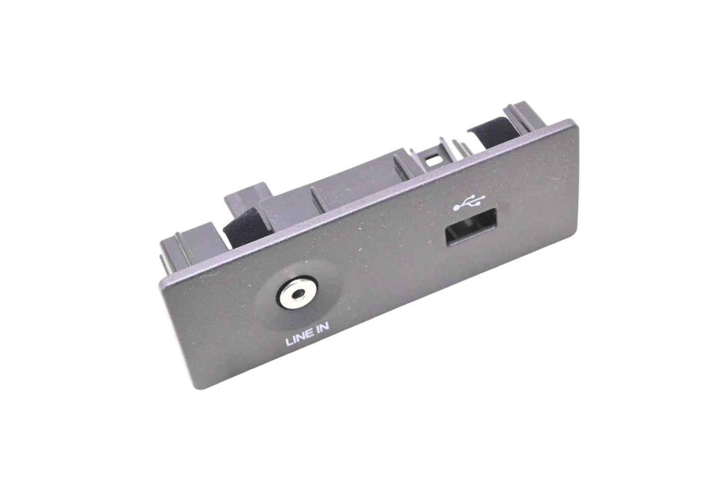 New OEM Ford DL3Z-19C149-A Radio Auxiliary Jack & USB Bezel NOS