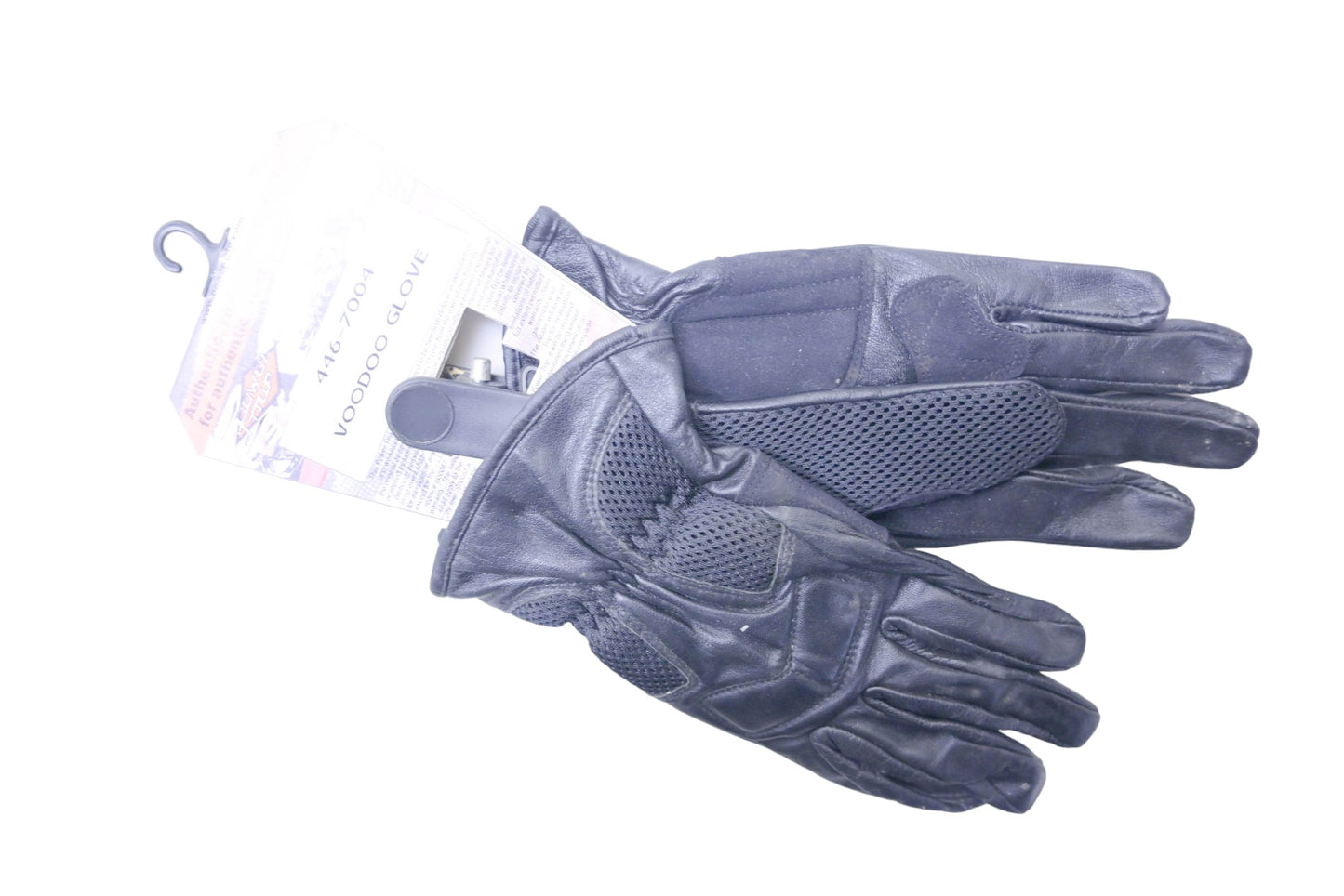 Powertrip BG002-11 Black VooDoo Riding Gloves Ladies Large NOS