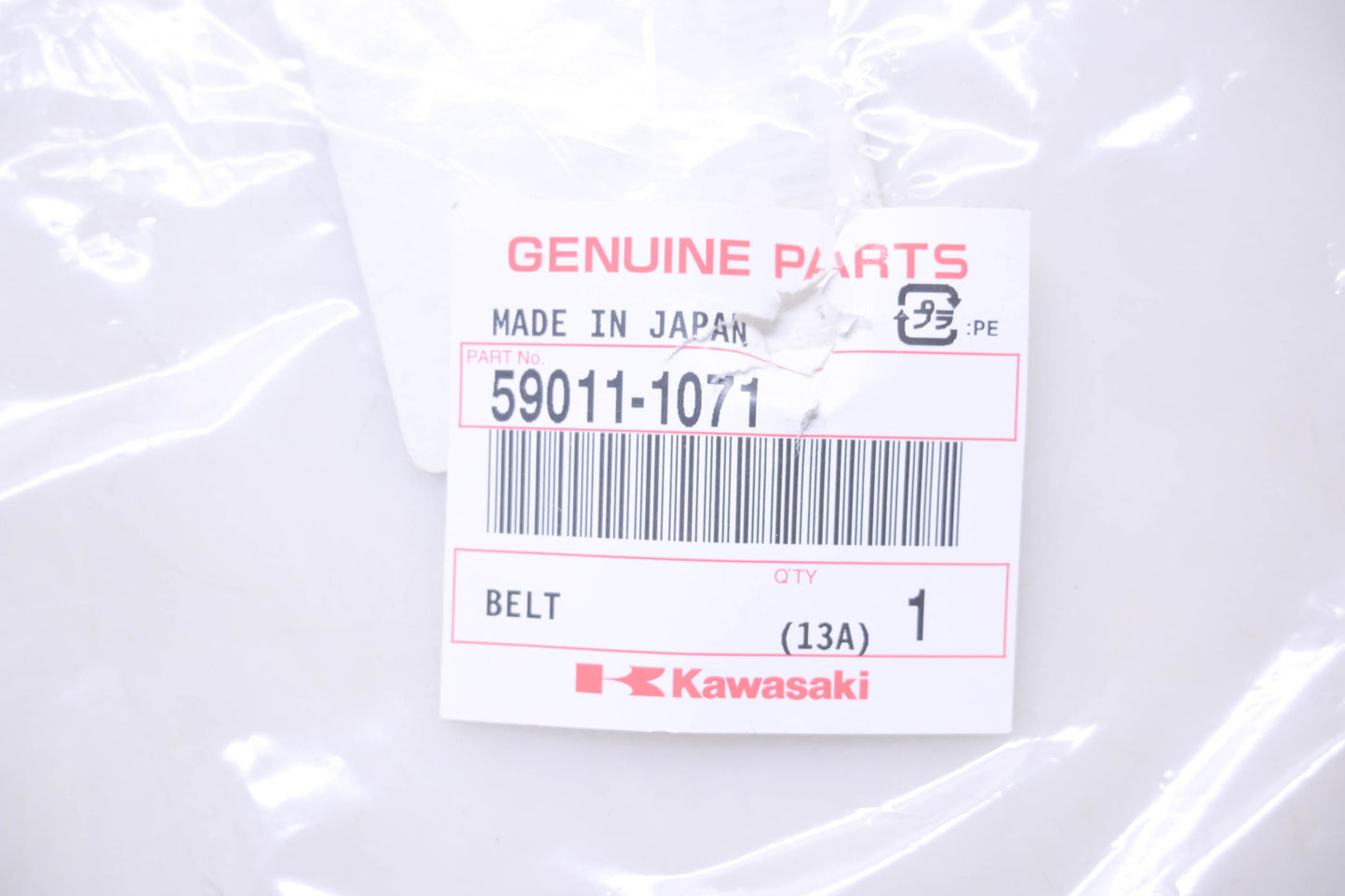 New OEM Kawasaki 59011-1071 Drive Belt NOS