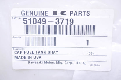 New OEM Kawasaki 51049-3719 Gray Fuel Cap NOS