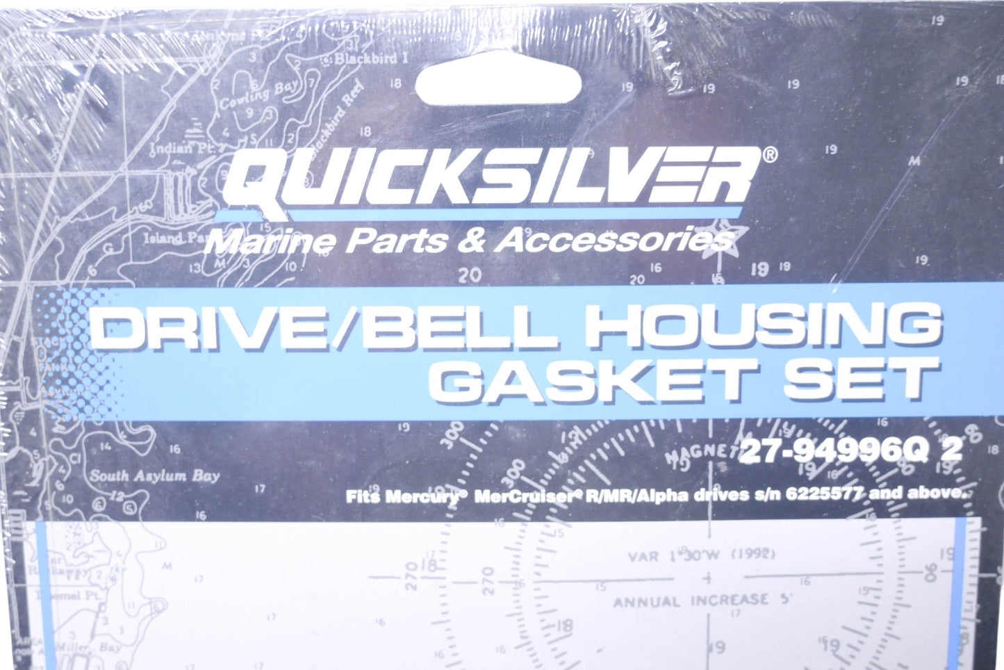Quicksilver 27-94996Q-2 Drie/Bell Housing Gasket Set NOS