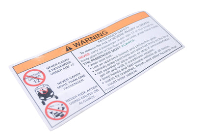 New OEM Polaris 7175102 Warning Decal NOS