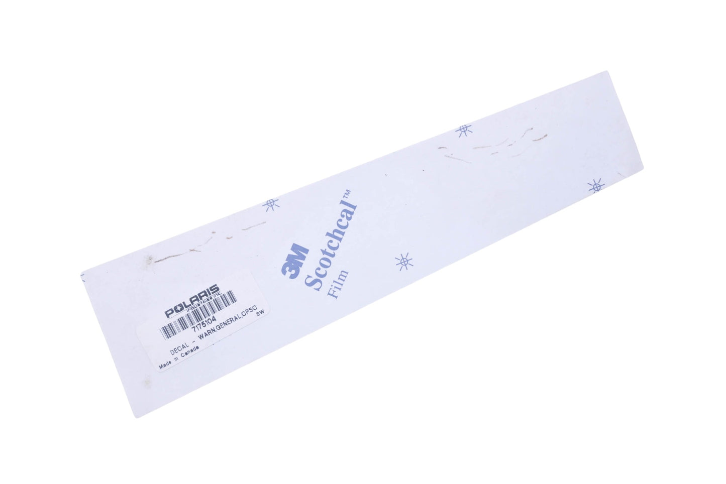 New OEM Polaris 7175104 Warning Decal NOS