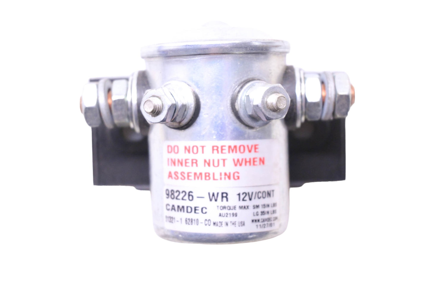 Warn 98226-WR Solenoid Relay NOS
