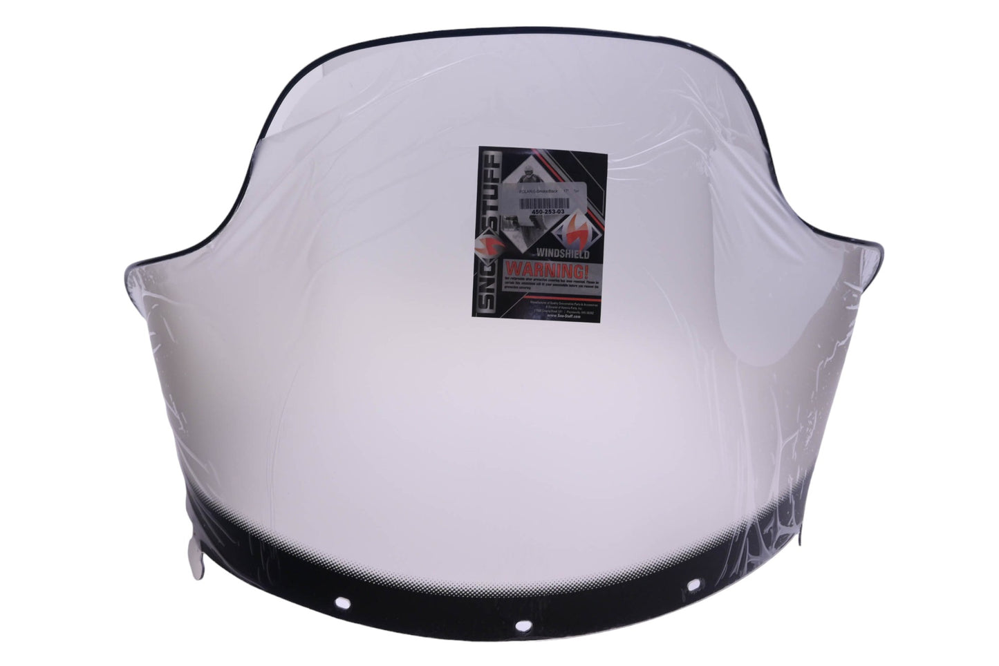 Snostuff 450-253-03 Smoke/Graphic Windshield NOS