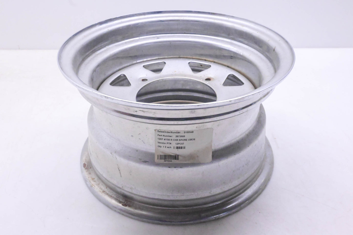 Polaris 2872666 Silver Wheel Rim 12x7 4/156mm
