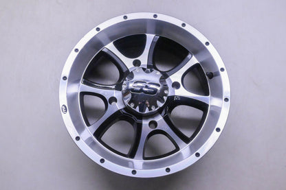 ITP 1428294404(14SS103) Front Machined Black Wheel Rim SS Alloy SS108 14x6 4/156 4+2
