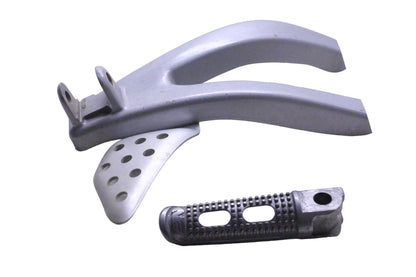 Buell N0054.2ADYBD, L0078.02A8, N0552.02A8 Left Passenger Footpeg Bracket With Footpeg and Heel Guard