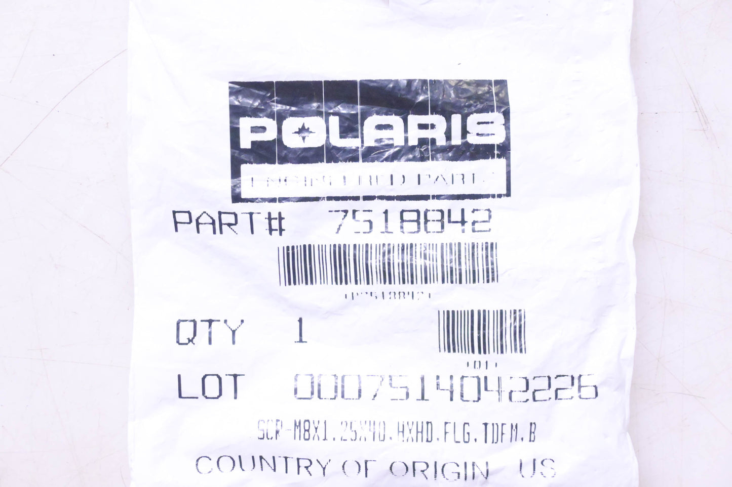 New OEM Polaris 7518842 Screw NOS