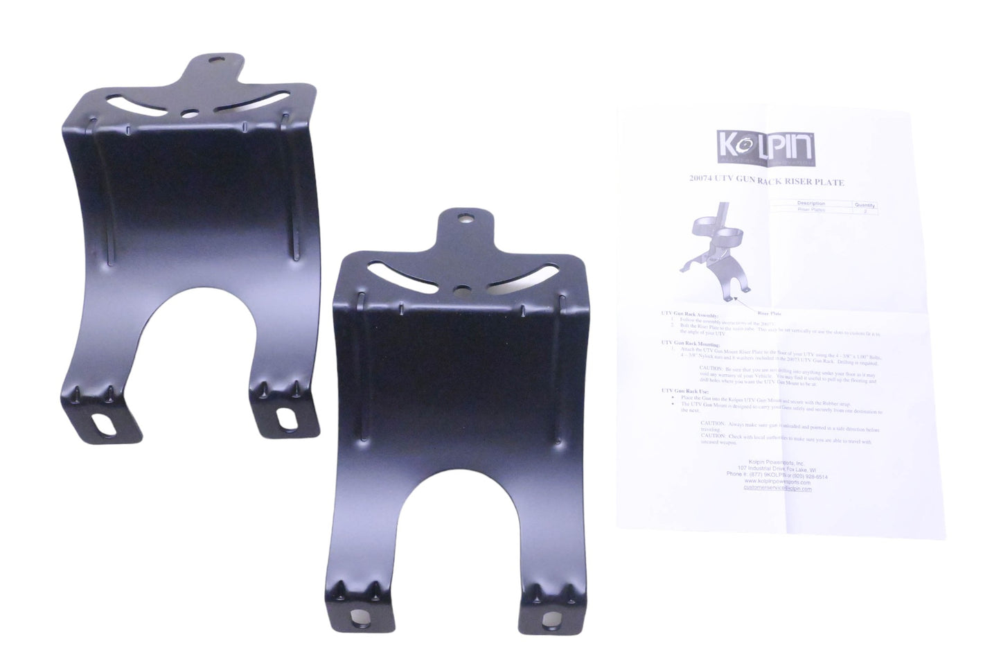 Koplin 20074 Gun Rack Riser Plate NOS