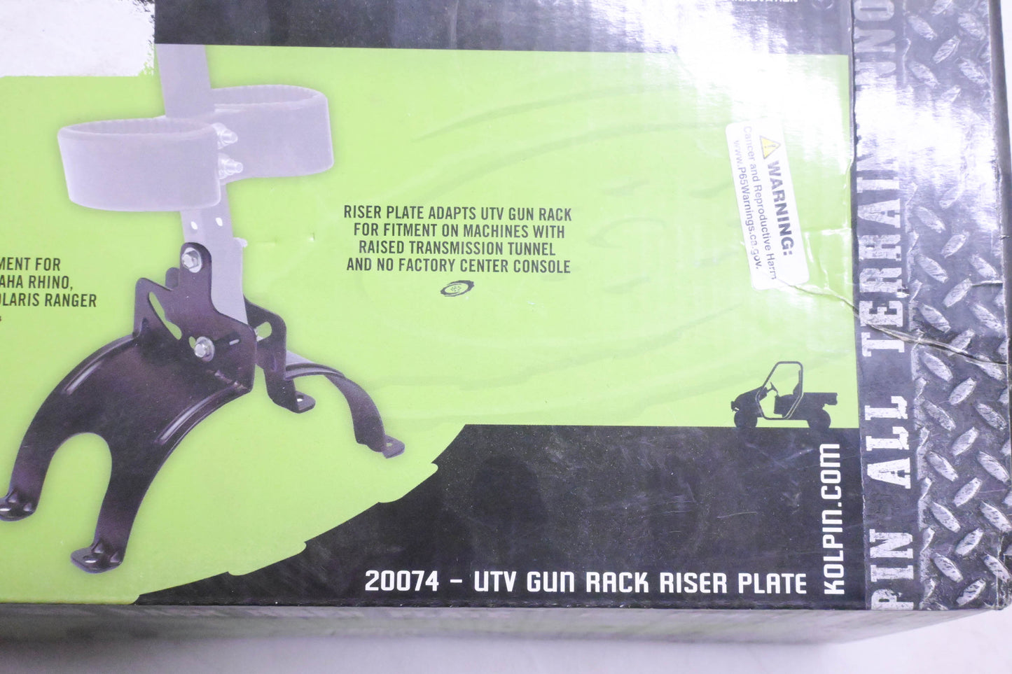 Koplin 20074 Gun Rack Riser Plate NOS