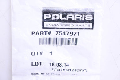 New OEM Polaris 7547971 Hex Nut NOS