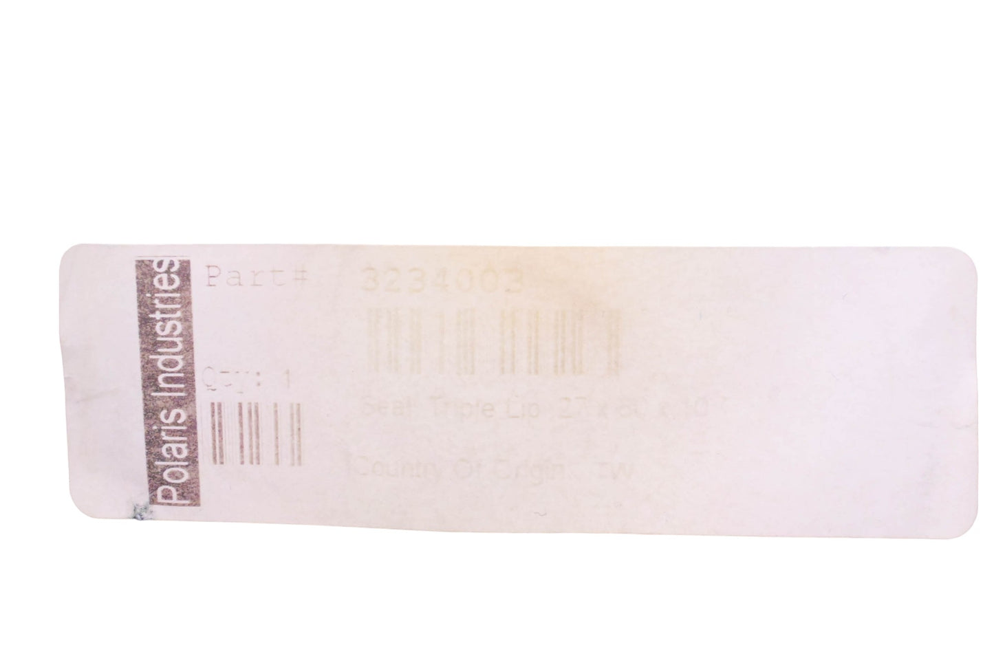 New OEM Polaris 3234003, TCM278010, TBH-2 Triple Lip Seal NOS