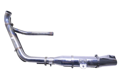 OEM Harley Davidson 65898-95, 65603-95 Custom Chrome 3� Muffler & Fishtail