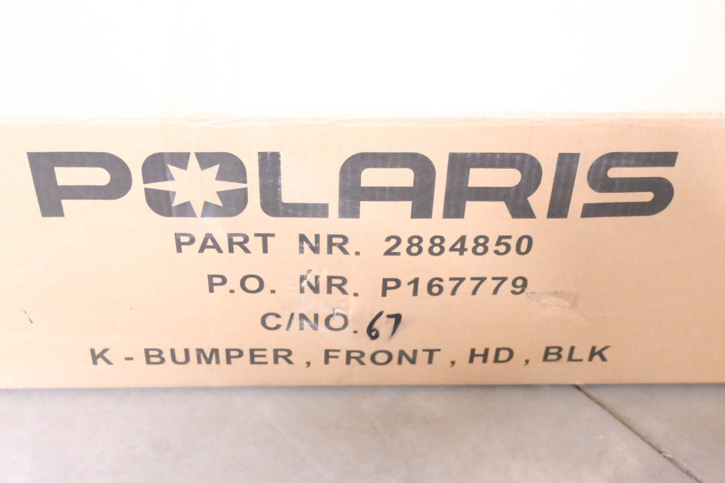 New OEM Polaris 2884850 Front Bumper Brush Guard with Hitch Kit NOS