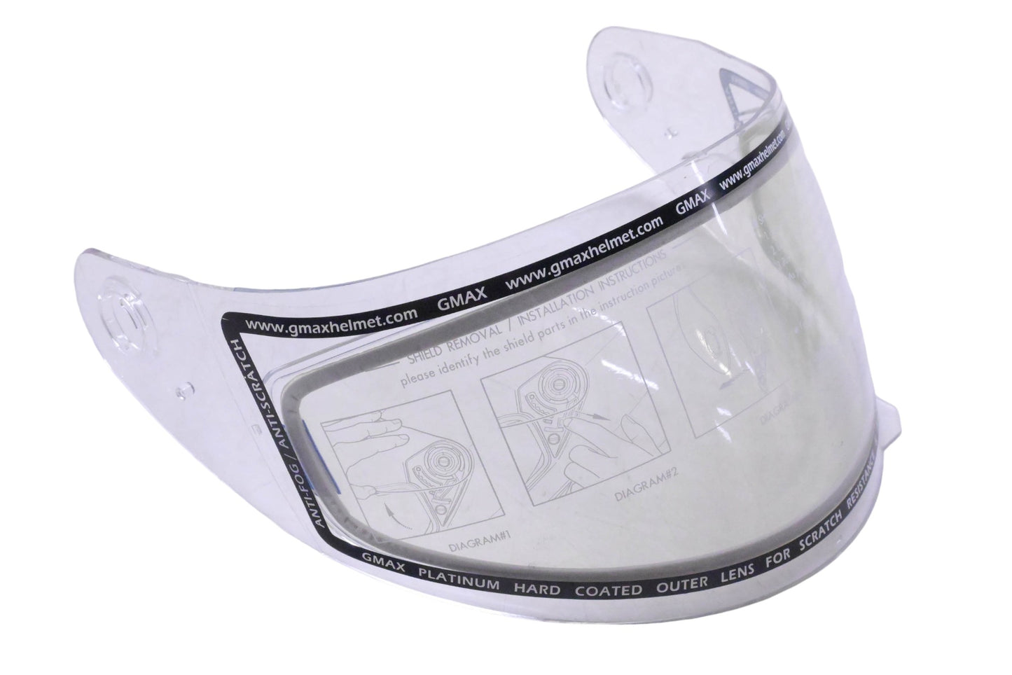 Gmax GM54S-7237, 980352 Clear Double Lens Shield NOS