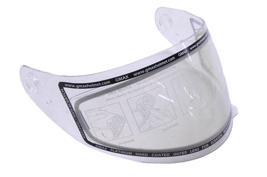 Gmax GM54S-7237, 980352 Clear Double Lens Shield NOS