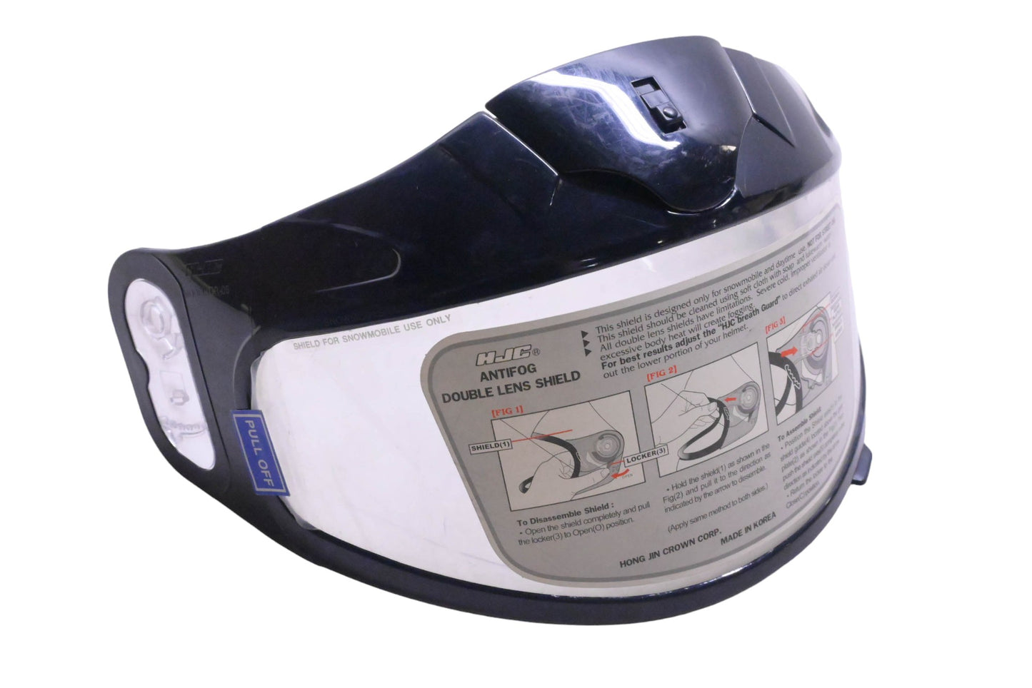 HJC HCR05H7003D00 Antifog Double Lens Sy-Max Snowmobile Helmet Shield NOS