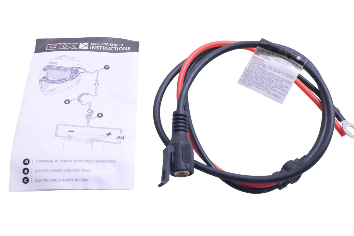 CKX 504922 Electric Double Lens Power Cord without Inline Fuse NOS