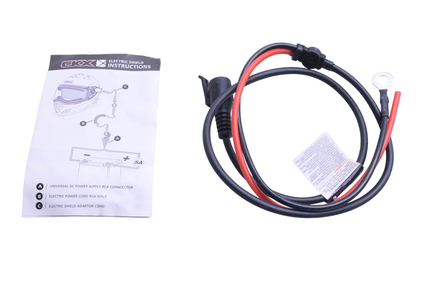 CKX 504922 Electric Double Lens Power Cord without Inline Fuse NOS