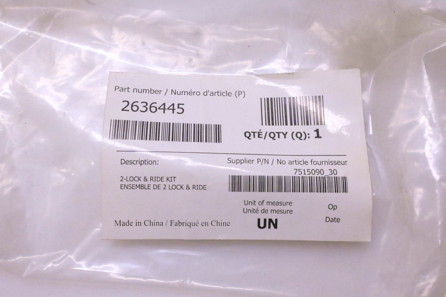 New OEM Polaris 2636445 Gun Mount Lock and Ride Pin Anchor NOS