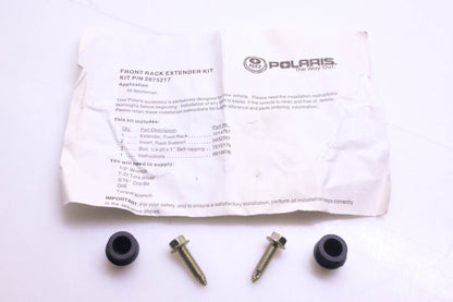 New OEM Polaris 2875217H Front Rack Hardware Kit NOS