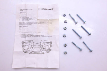 New OEM Polaris 2876598 Front Composite Rack Extender Hardware Kit NOS