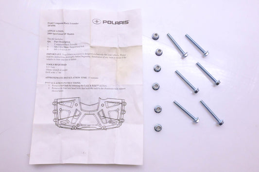 New OEM Polaris 2876598 Front Composite Rack Extender Hardware Kit NOS