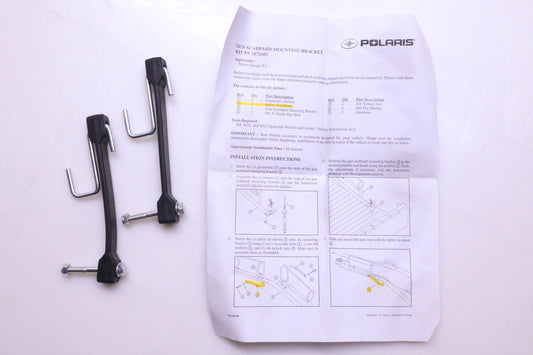 New OEM Polaris 2872682 Safety Tie Downs for Gun Scabbard Mounting Bracket Kit Qty 2 NOS