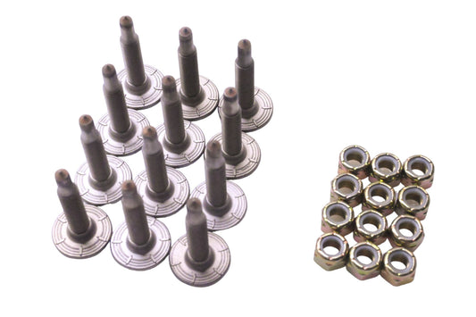 Woody's GMP-1450-12 Pack Woody's Grand Master 1450 Series Studs with 5/16"Lock Nuts Qty 12 NOS