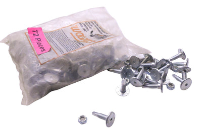 Woody's MEG-1325-144 72 pack Woody's Mega-Bite 1325 Series Studs & Lock Nuts Qty 72 NOS