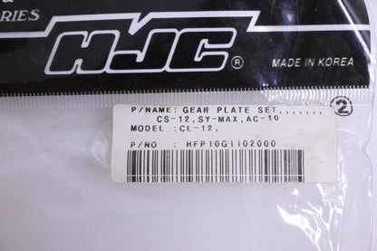 HJC HFP10G1102000, CL-12, CL-12-R Gear Plate Set NOS