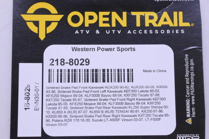 Open Trail 18-8029, EVN30-01Y, 218-8029 Sintered Brake Pads NOS