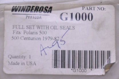 Winderosa G1000, 711109A Full Gasket Set With Oil Seals NOS
