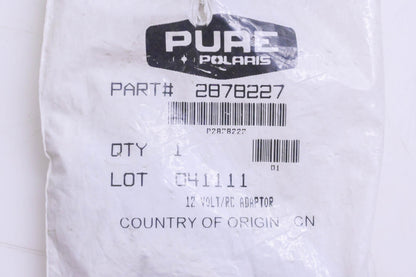 New OEM Polaris 2878227 12 Volt Adapter NOS