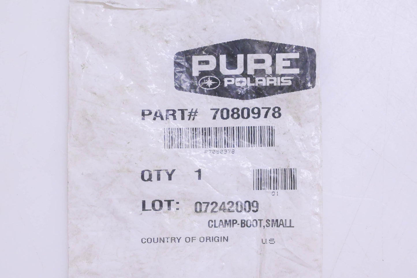 New OEM Polaris 7080978 Small Boot Clamp NOS