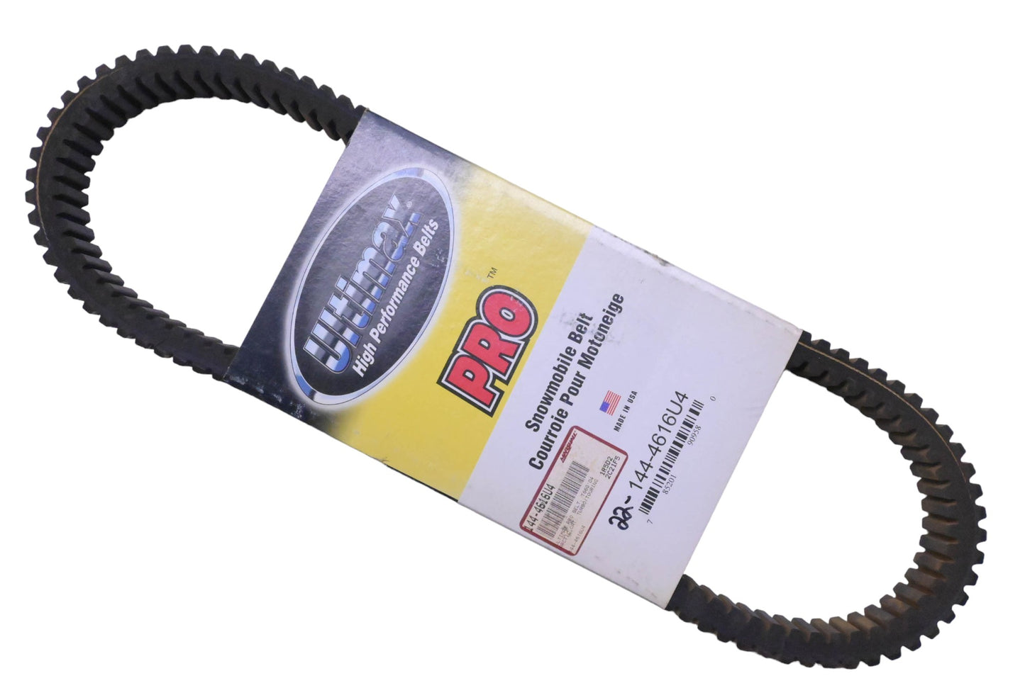 Ultimax 144-4616U4 Pro Snowmobile Belt NOS
